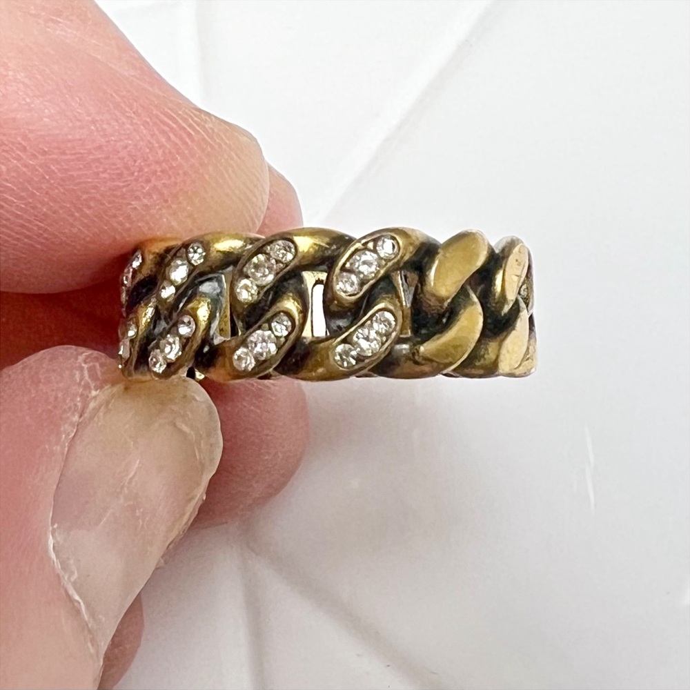 Dior J’Adior Gold and Crystal Ring - Picture 5 of 9